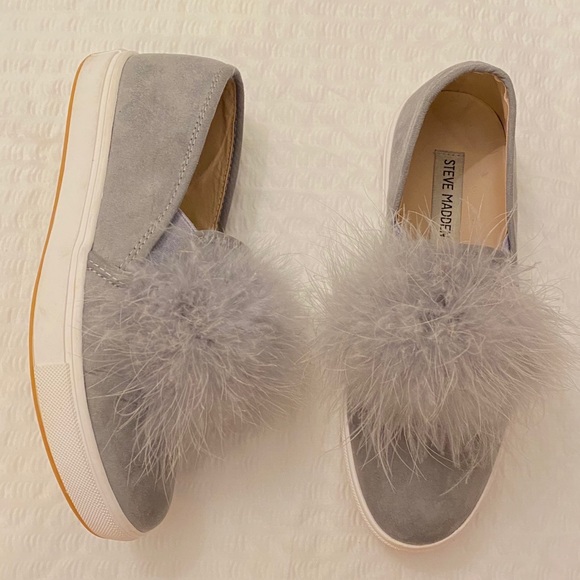 Steve Madden Shoes - Steve Madden Emily Pom Pom Sneakers
